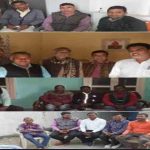 Meeting of Maha-Rural Journalists Association was held simultaneously in different tehsils