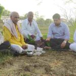 Ghazipur News: बाराचवर में अमृत सरोवर के तहत तालाब के सुंदरीकरण के लिए किया गया भूमि पूजन
