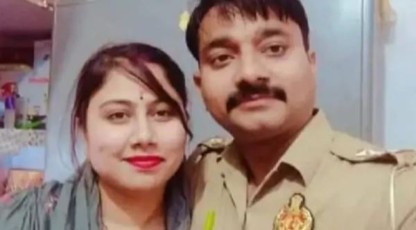 UP News: Inspector shot three bullets at pregnant wife, she saved her life by running away
