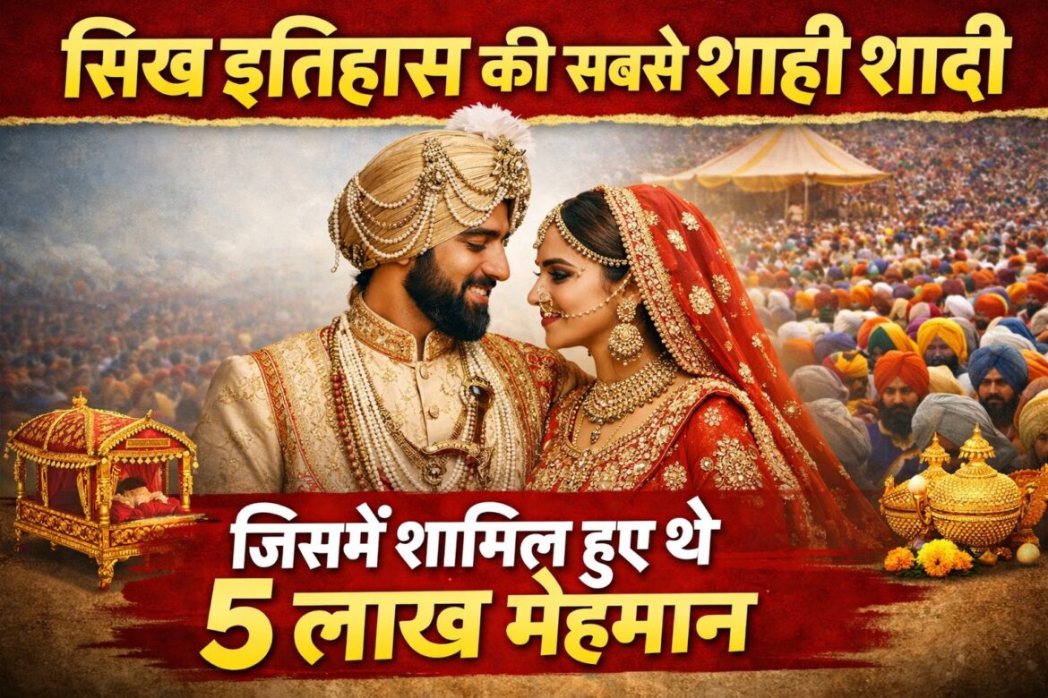 5 lakh guests and royal arrangements, a memorable wedding in Sikh history