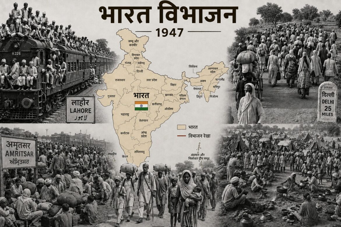 वो काली रात, जब हिंदुस्तान के सीने पर खिंची विभाजन की लकीर